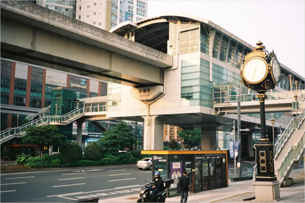 Detail Bus Rapid Transit System Modern Station Number 6