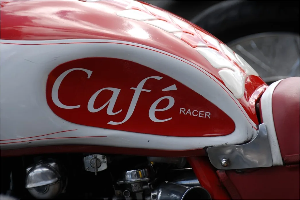 Detail Cafe Racer Custom Motorcycle Detail Close Up Number 2