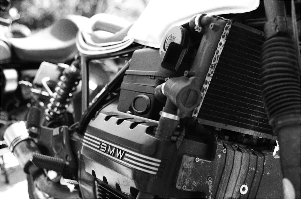 Detail Cafe Racer Custom Motorcycle Detail Close Up Number 11