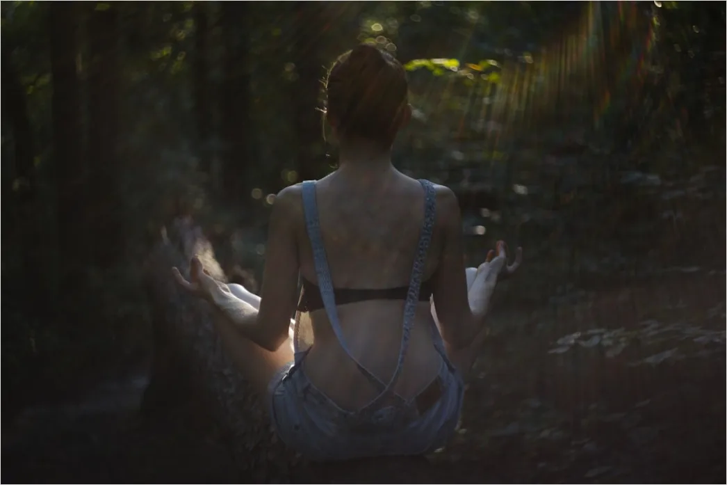 Candid Portrait Woman Yoga Morning Outdoor Nature 0c11