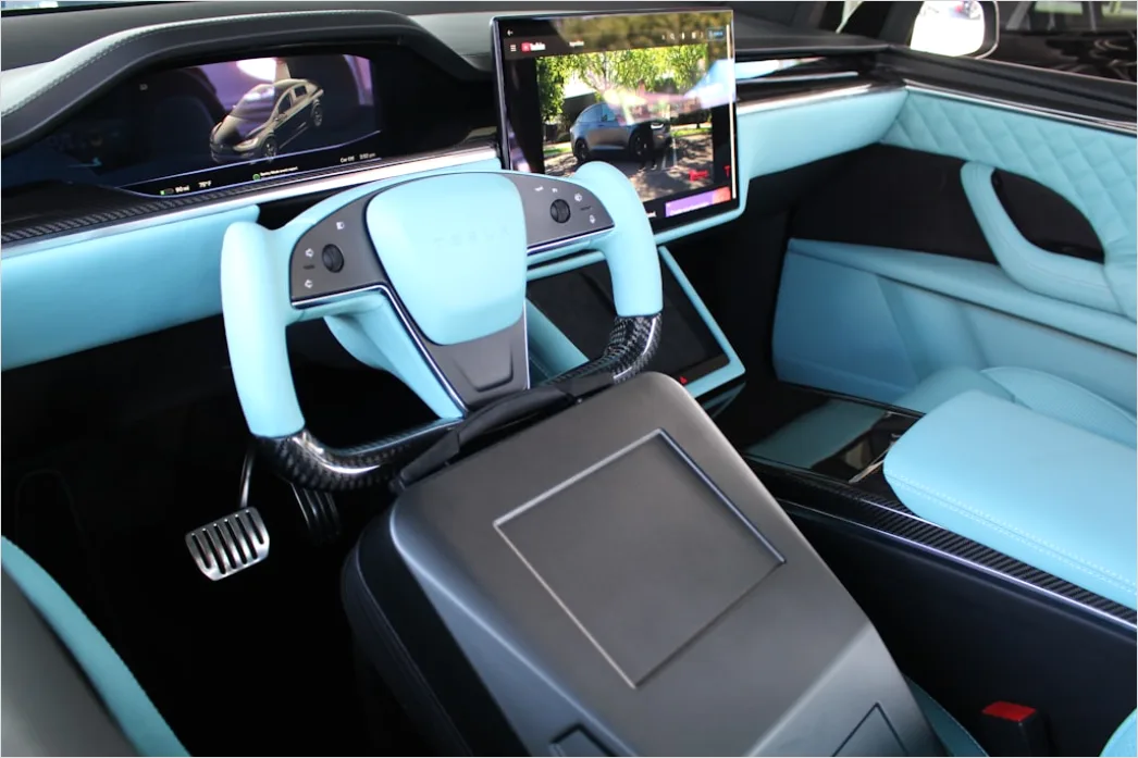 Detail Car Interior Minimalist Design Concept Electric Number 11