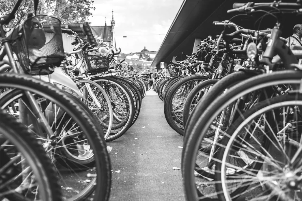 City Bike Sharing Station Urban Environment 6441