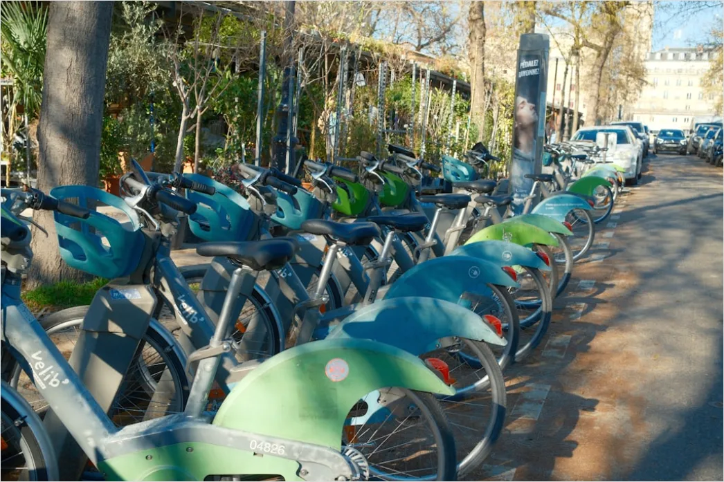 Detail City Bike Sharing Station Urban Environment Number 13