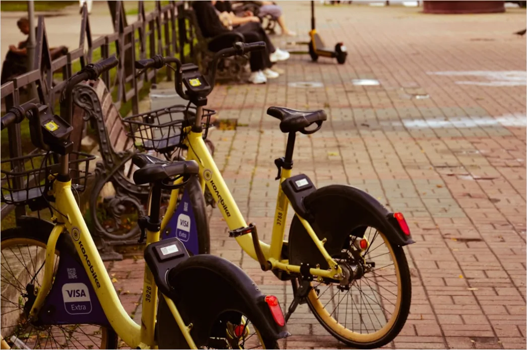 Detail City Bike Sharing Station Urban Environment Number 14