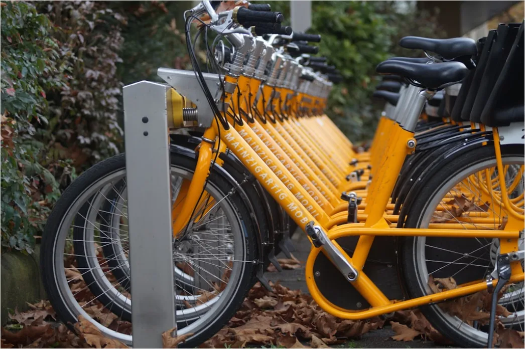 Detail City Bike Sharing Station Urban Environment Number 16