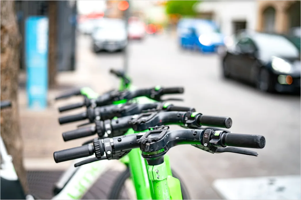 Detail City Bike Sharing Station Urban Environment Number 17