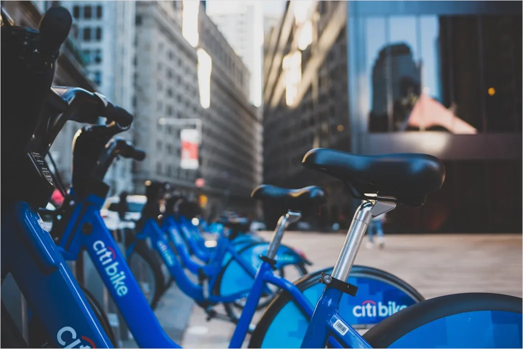 Detail City Bike Sharing Station Urban Environment Number 19