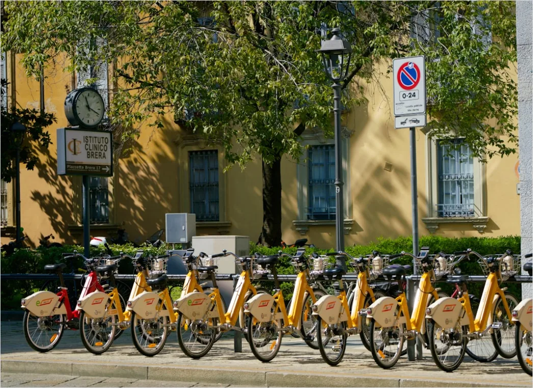 Detail City Bike Sharing Station Urban Environment Number 4