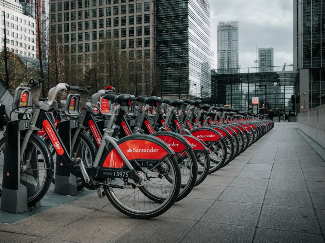 Detail City Bike Sharing Station Urban Environment Number 5