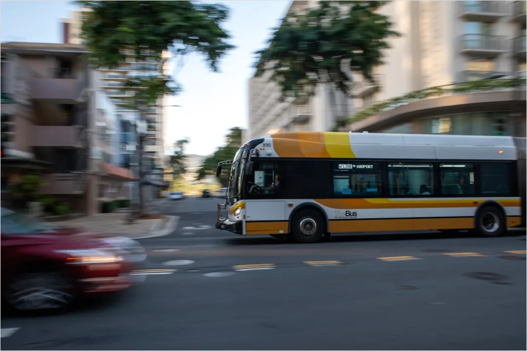 Detail City Bus Driving Urban Street Rush Hour Number 4