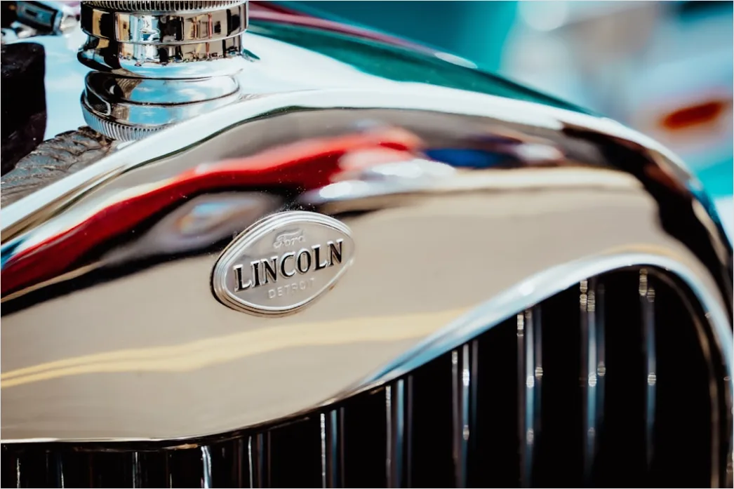 Detail Classic Car Chrome Bumper Detail Close Up Number 16