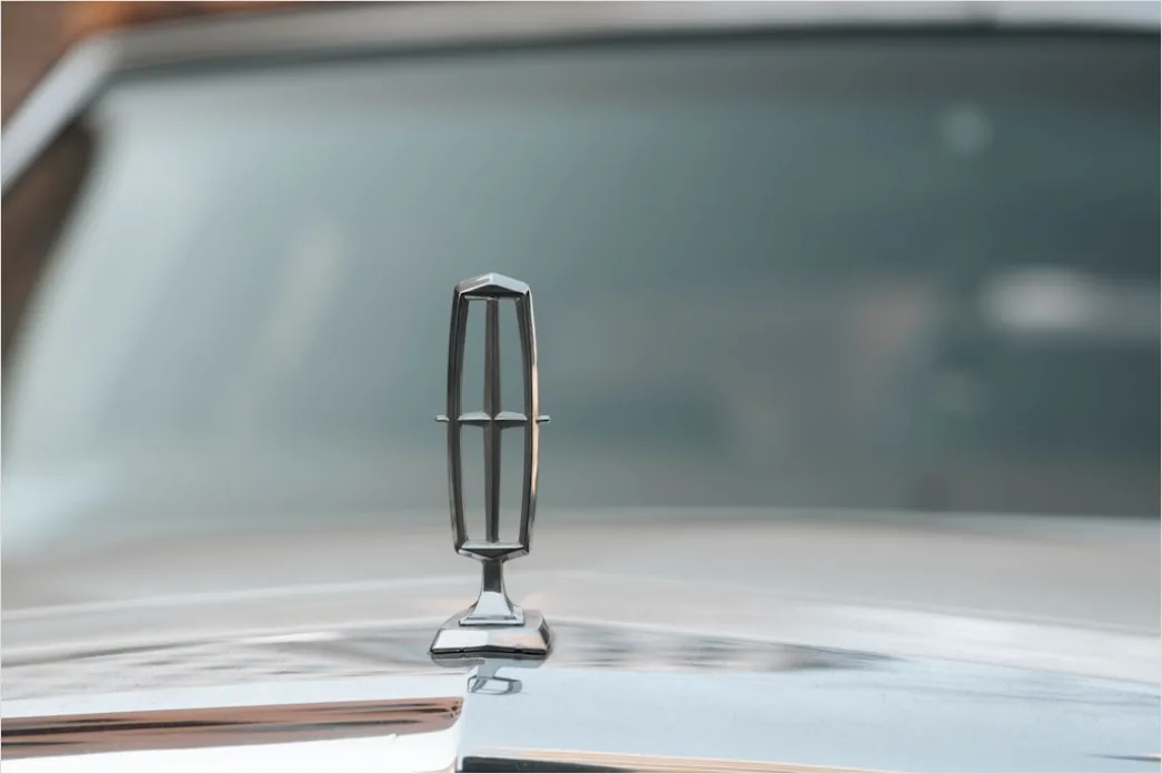 Detail Classic Car Hood Ornament Detail Close Up Number 17