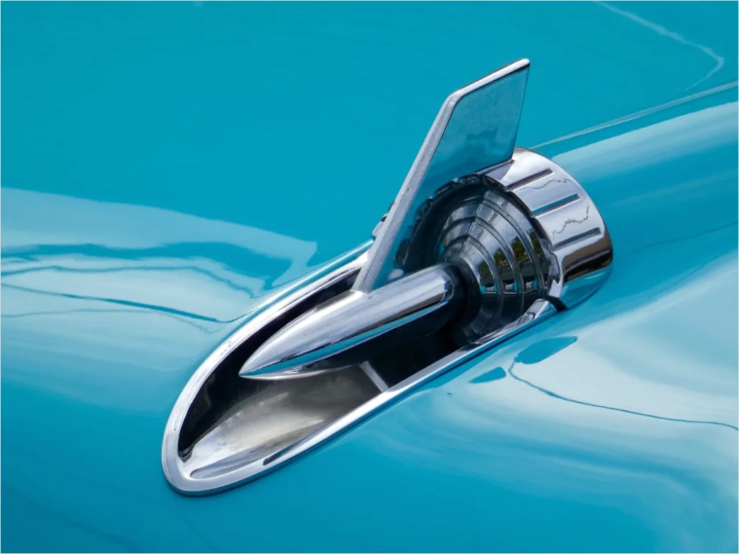 Detail Classic Car Hood Ornament Detail Close Up Number 20