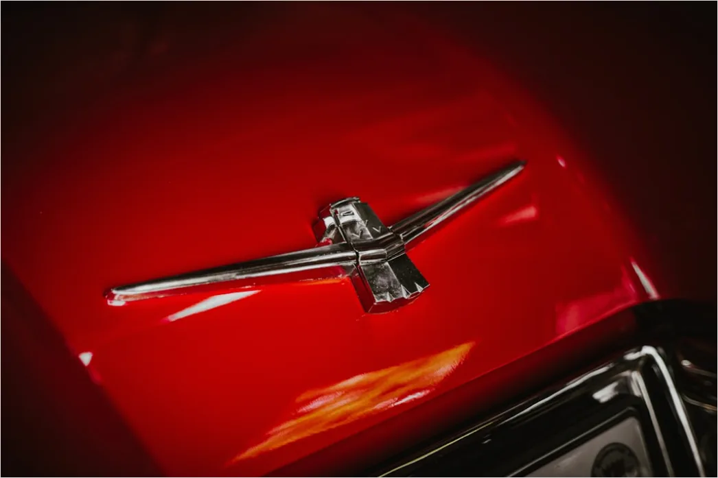 Detail Classic Car Hood Ornament Detail Close Up Number 10
