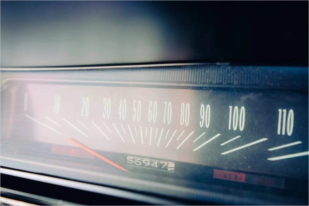 Detail Classic Car Speedometer Dashboard Detail Number 13