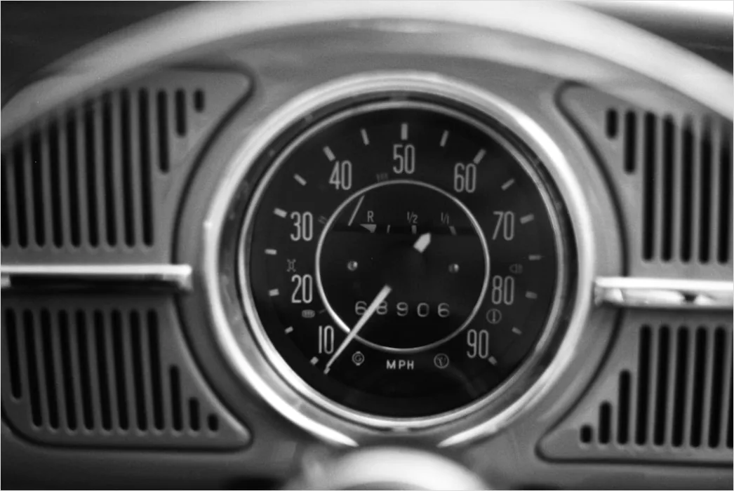 Detail Classic Car Speedometer Dashboard Detail Number 20