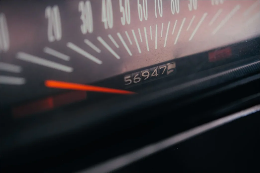 Detail Classic Car Speedometer Dashboard Detail Number 9
