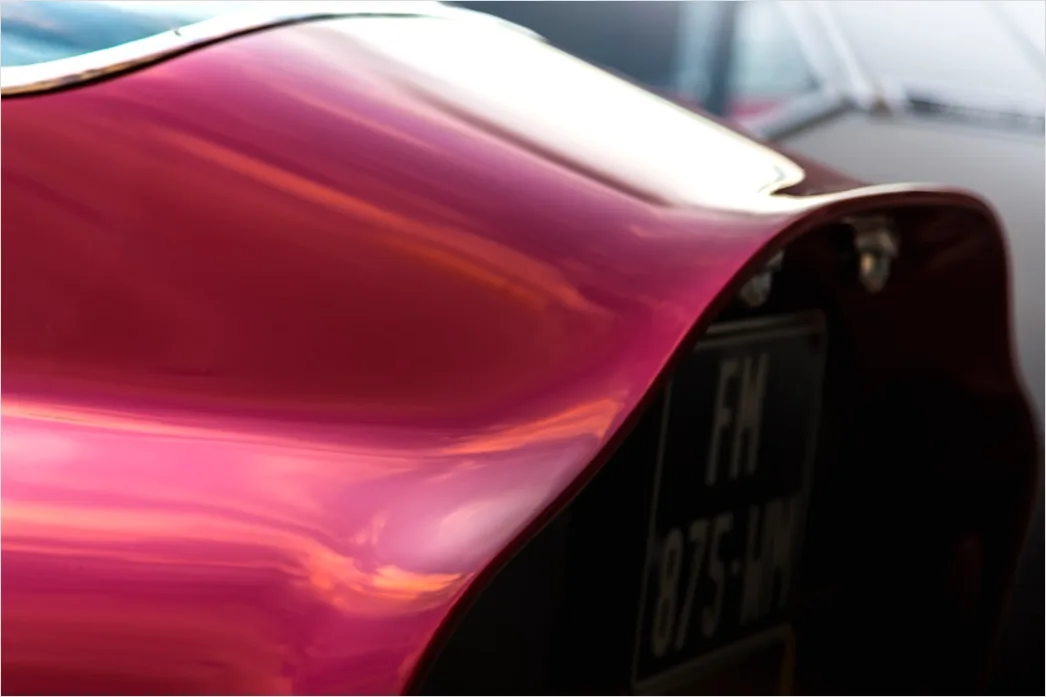 Detail Classic Car Tail Fin Detail Close Up Number 13