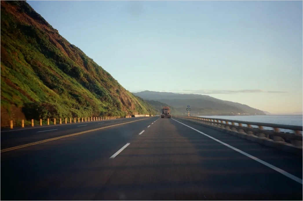 Detail Coastal Highway Driving Convertible Sea View Number 11
