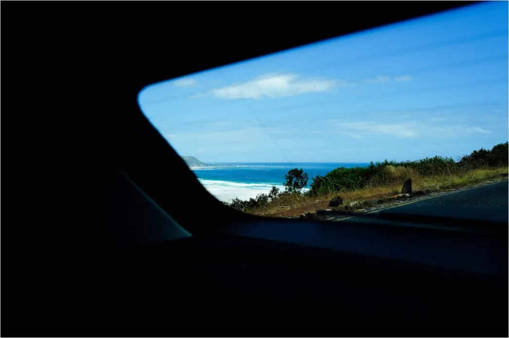 Detail Coastal Highway Driving Convertible Sea View Number 6