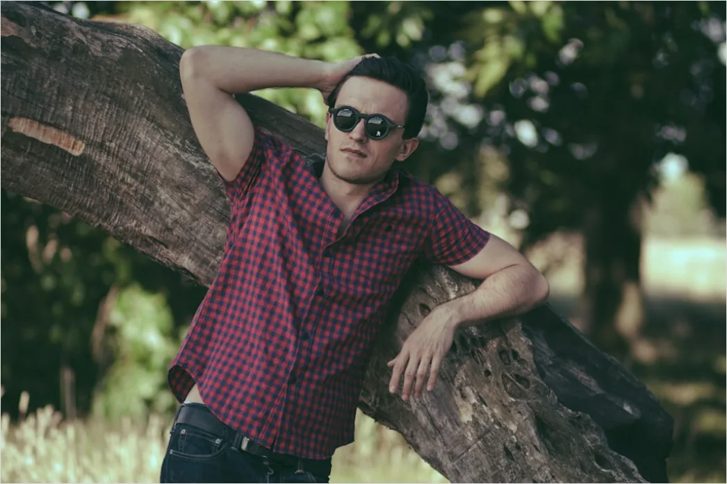 Detail Confident Man Portrait Natural Light Outdoor Casual Number 7