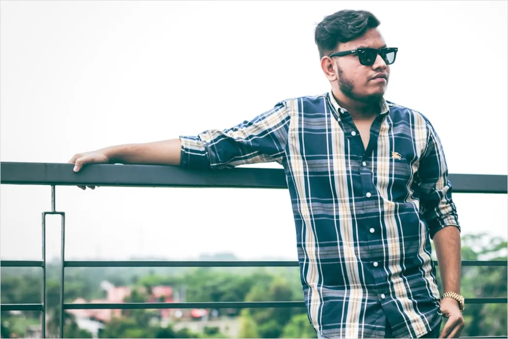 Detail Confident Man Portrait Natural Light Outdoor Casual Number 8