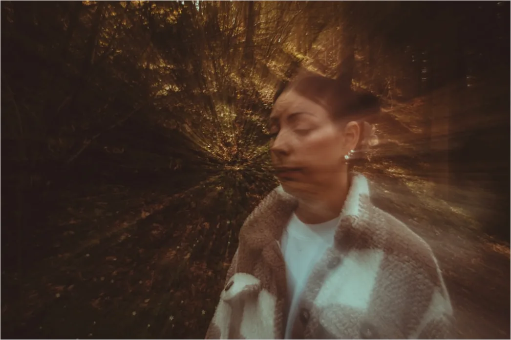 Detail Creative Double Exposure Portrait Forest Silhouette Number 7