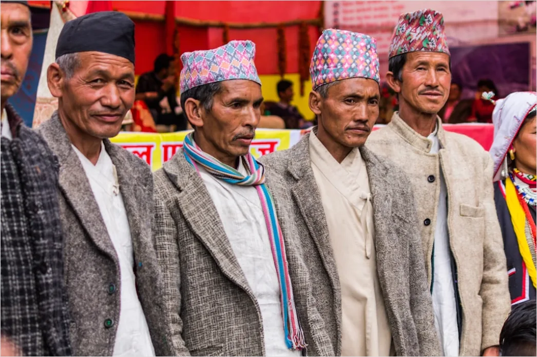 Cultural Celebration Portrait Traditional Festival Attire 2004