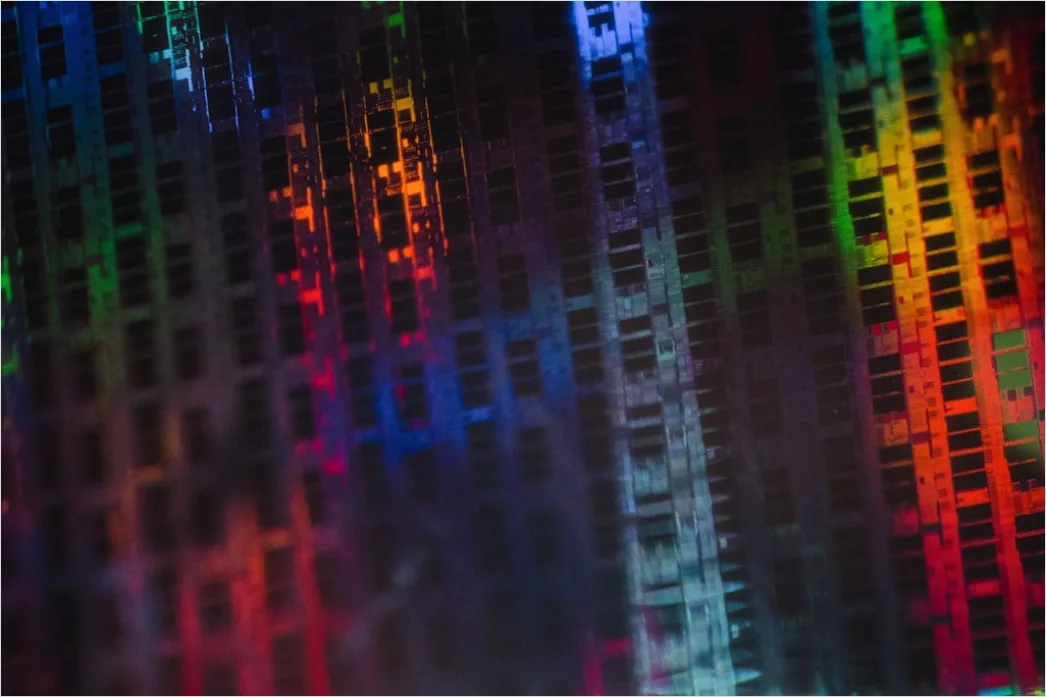 Detail Cyber Abstraktion Hintergrund Neon Gitter Dunkel Number 12
