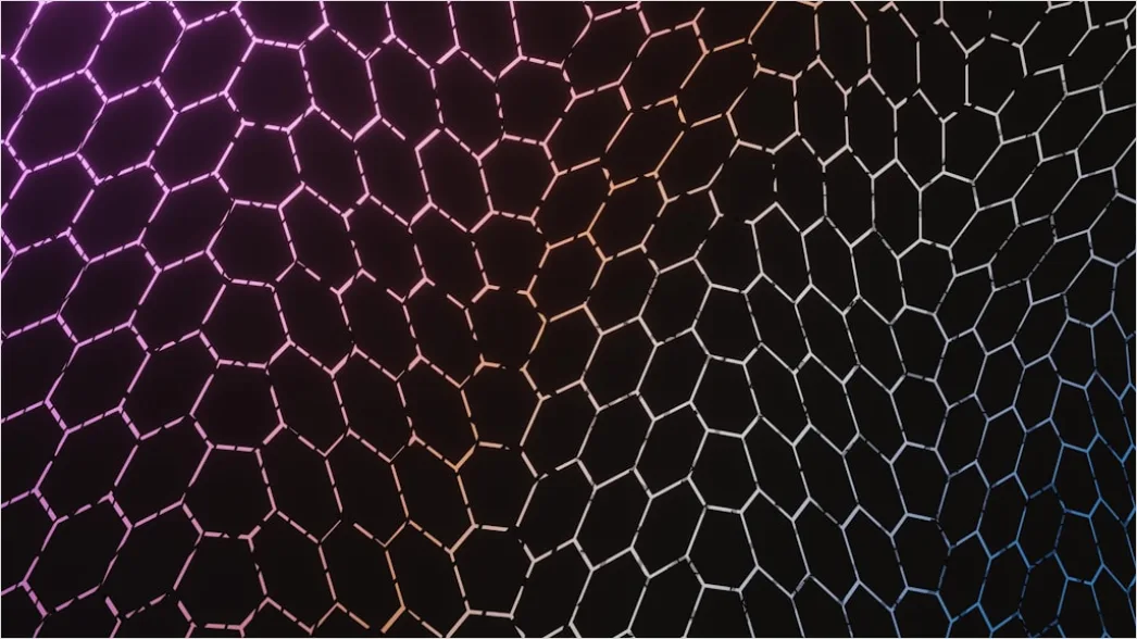Detail Cyber Abstraktion Hintergrund Neon Gitter Dunkel Number 13