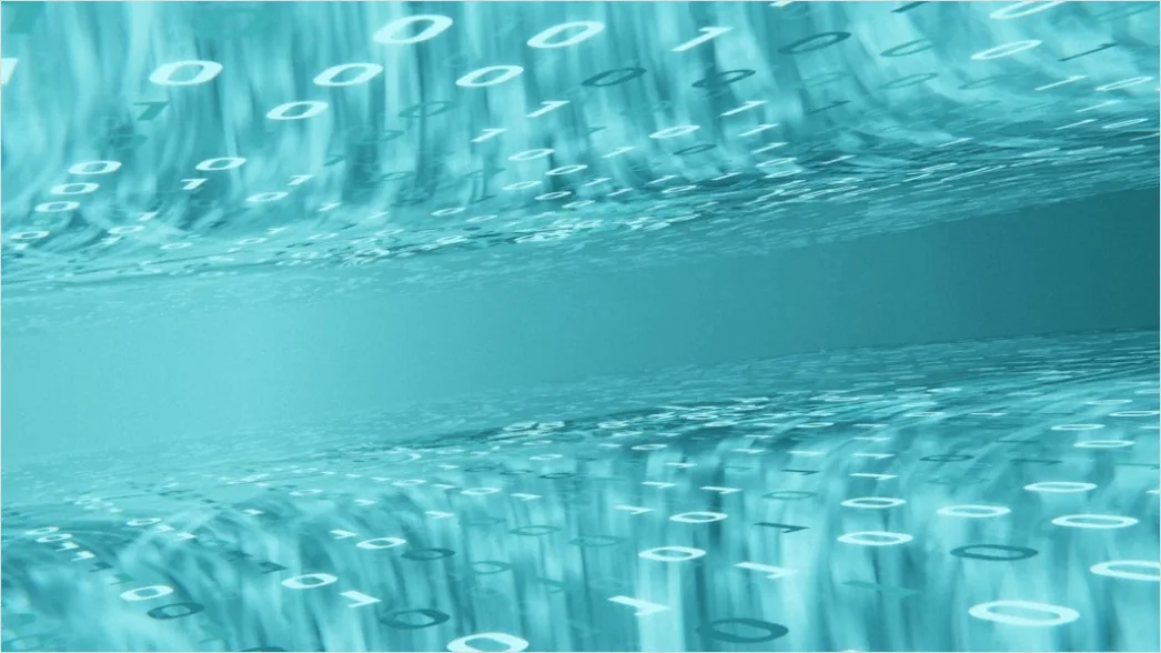 Detail Digitale Welle Abstrakt Datenfluss Hintergrund Number 17