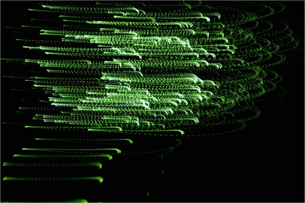 Detail Digitale Welle Abstrakt Datenfluss Hintergrund Number 5