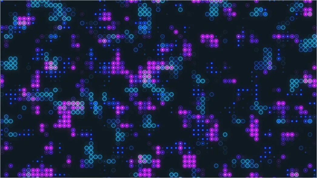 Detail Digitaler Hintergrund Abstrakt Pixel Muster Number 4