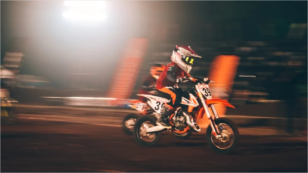 Detail Dirt Bike Jumping Motocross Track Action Number 19