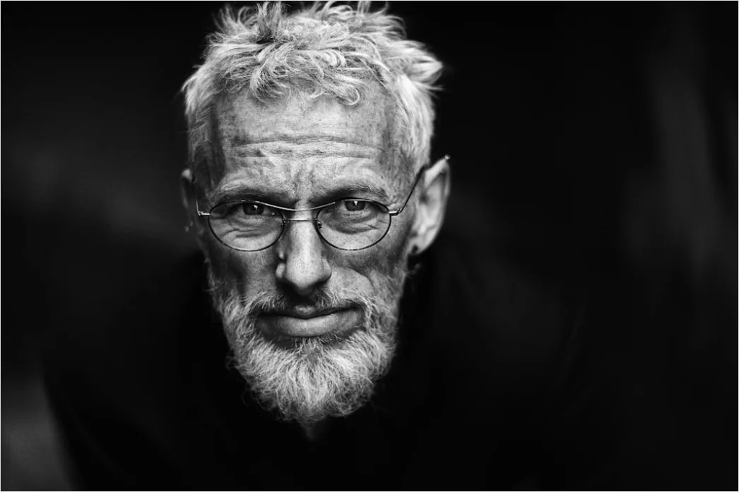 Detail Elderly Man Portrait Black And White Dramatic Number 18