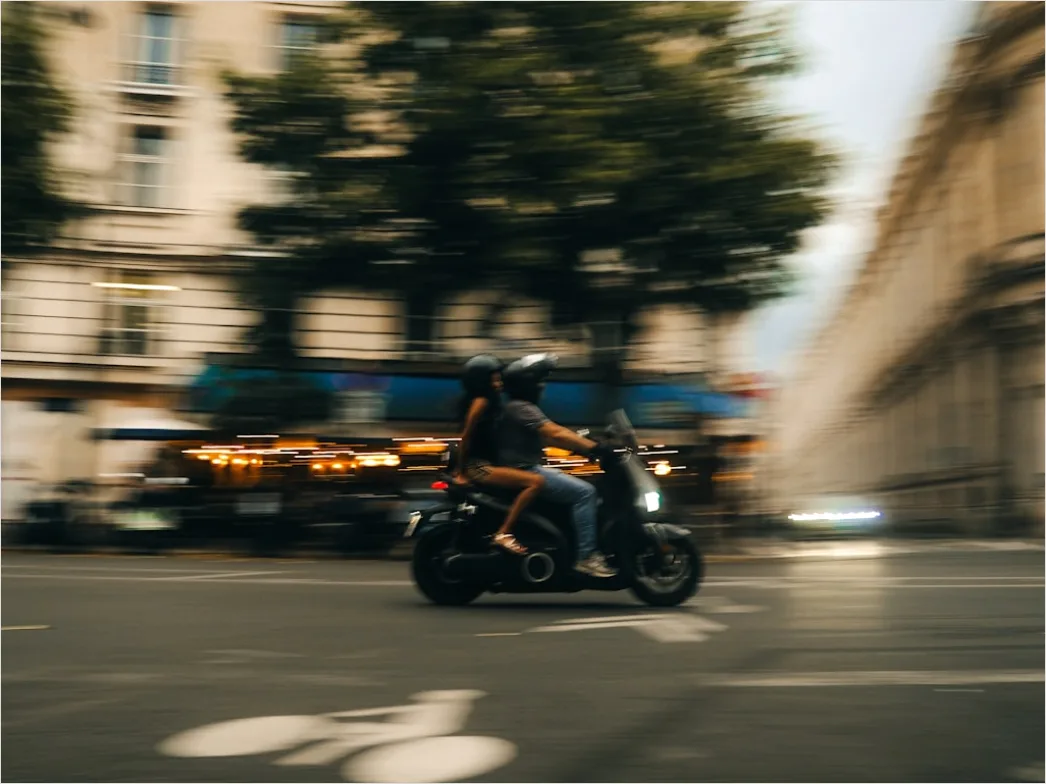 Detail Electric Motorcycle Charging Urban Setting Number 14