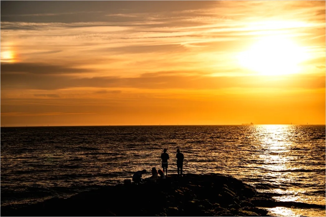 Detail Family Portrait Beach Sunset Golden Hour Number 19