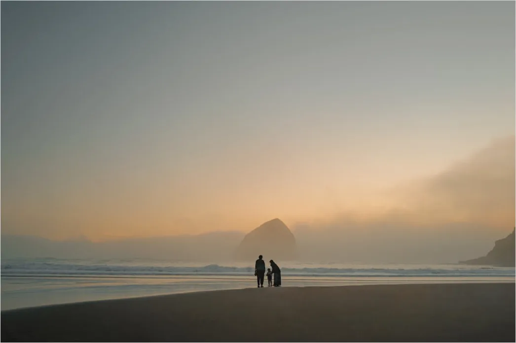 Detail Family Portrait Beach Sunset Golden Hour Number 3
