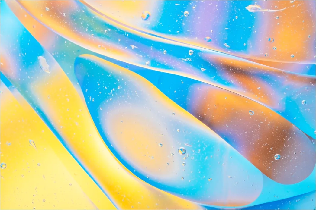 Detail Farbe Im Wasser Abstrakt Makro Nahaufnahme Number 2