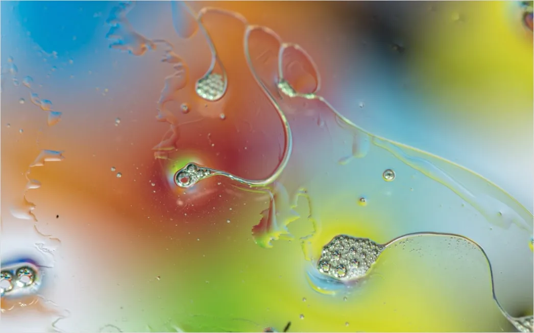 Detail Farbe Im Wasser Abstrakt Makro Nahaufnahme Number 17