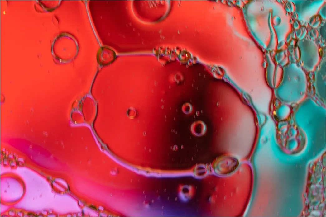 Detail Farbe Im Wasser Abstrakt Makro Nahaufnahme Number 20