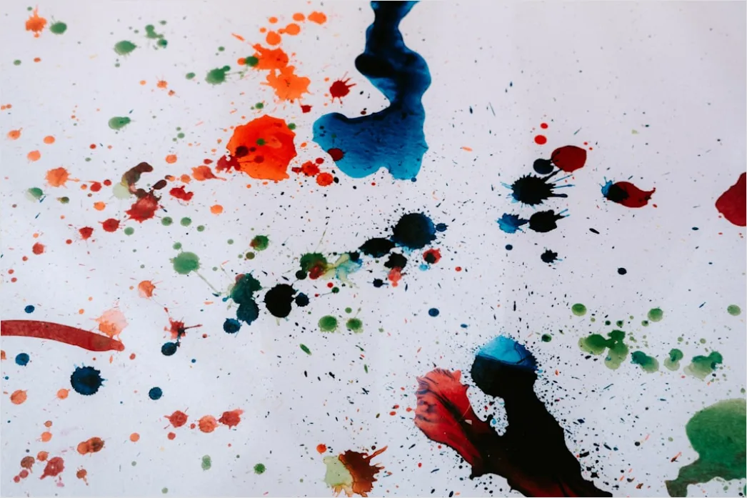 Detail Farbe Spritzer Abstrakt Hintergrund Schwarz Weiß Number 13