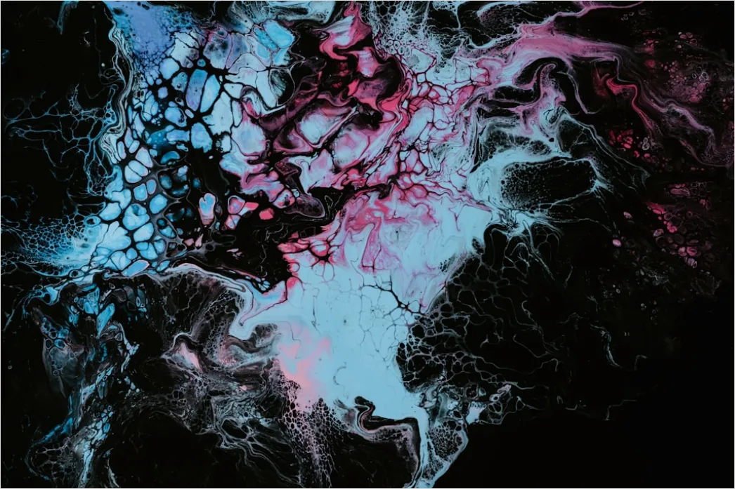 Detail Farbe Spritzer Abstrakt Hintergrund Schwarz Weiß Number 8