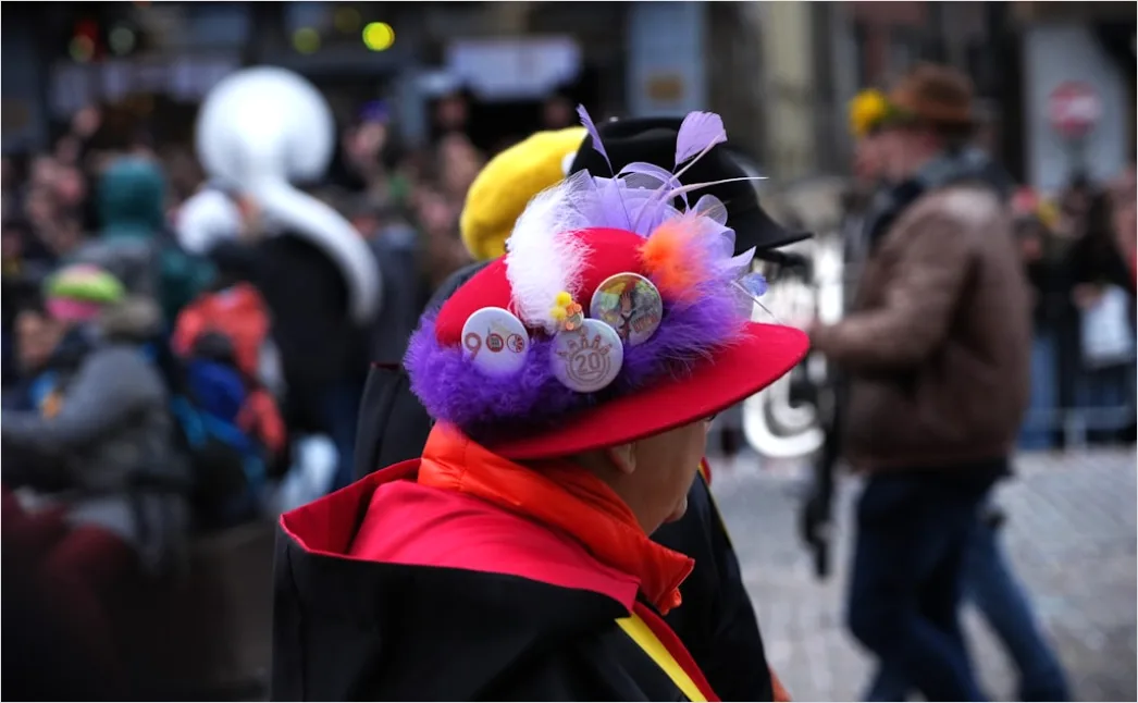 Detail Fasching Umzug Straße Kostüme Bunt Number 3