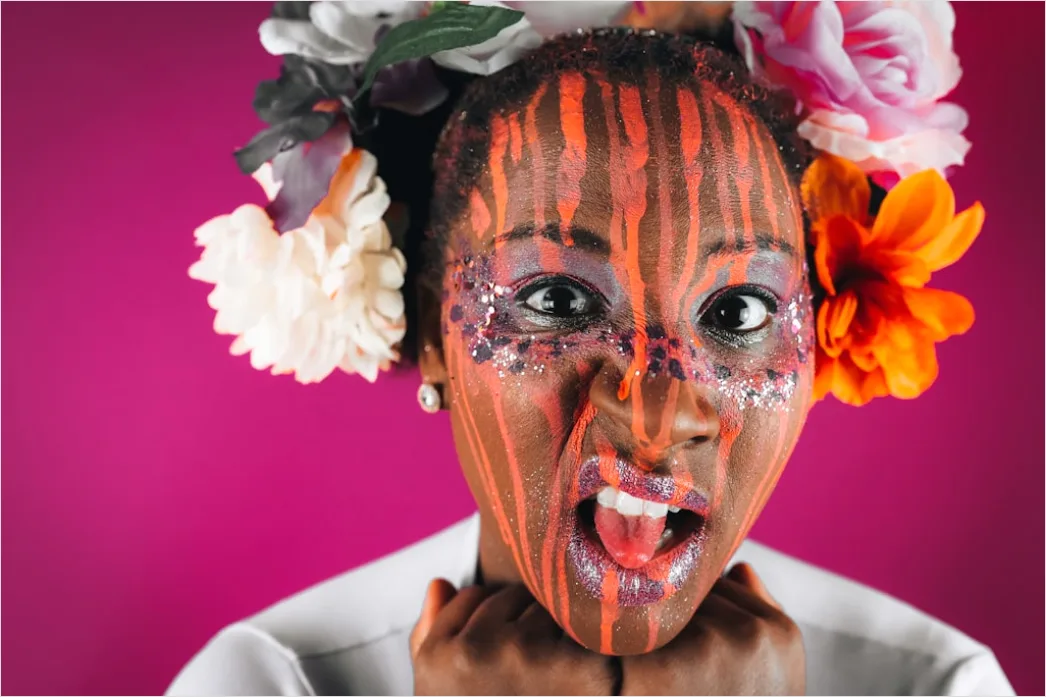 Detail Fashion Editorial Portrait Bold Makeup Artistic Number 9
