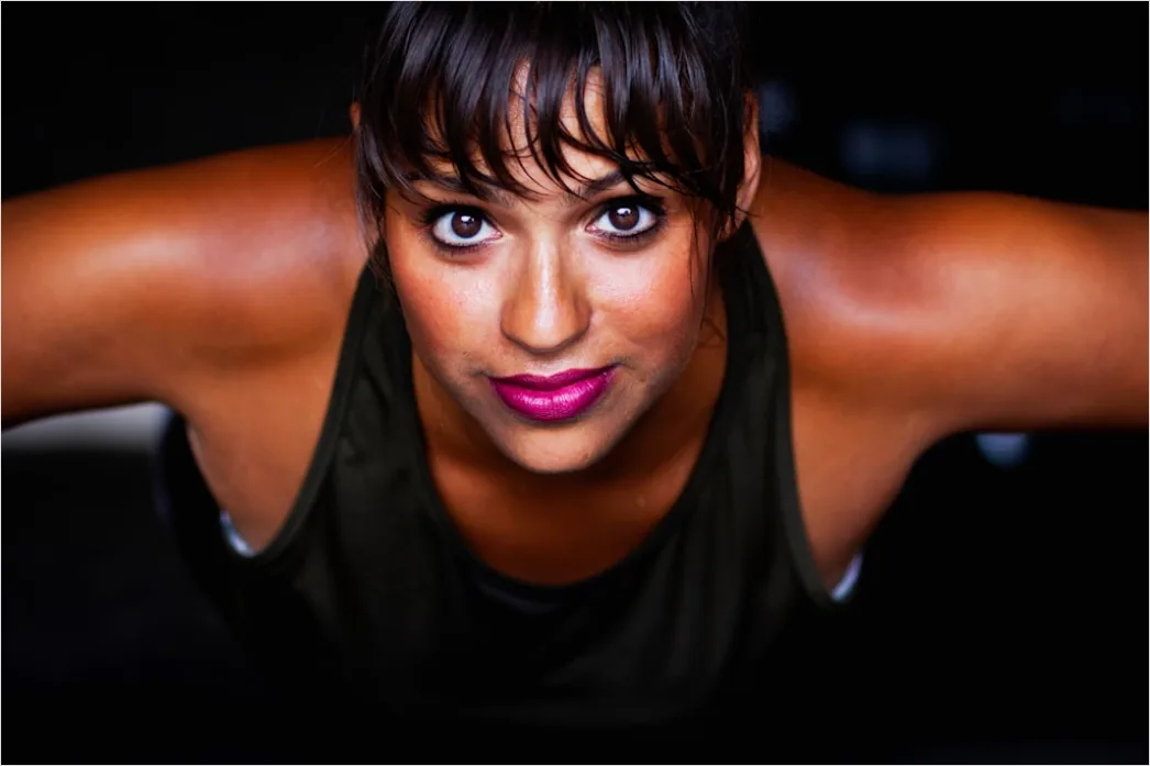 Detail Female Athlete Portrait Strong Determined Expression Number 16