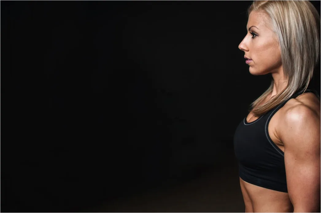 Detail Female Athlete Portrait Strong Determined Expression Number 5