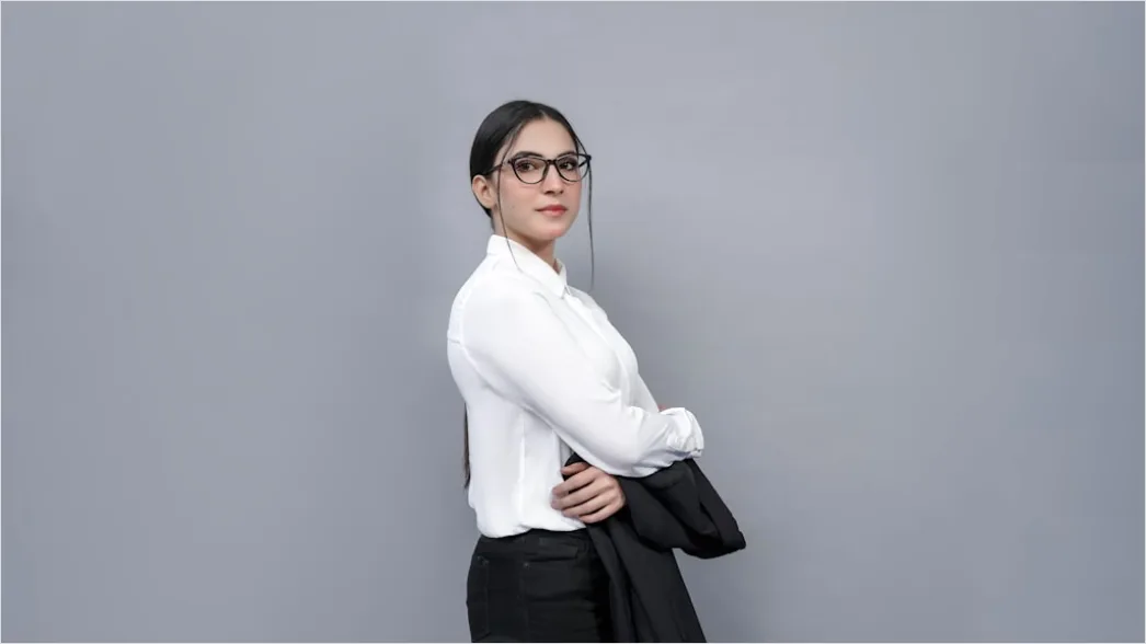 Detail Female Executive Portrait Confident Professional Look Number 14