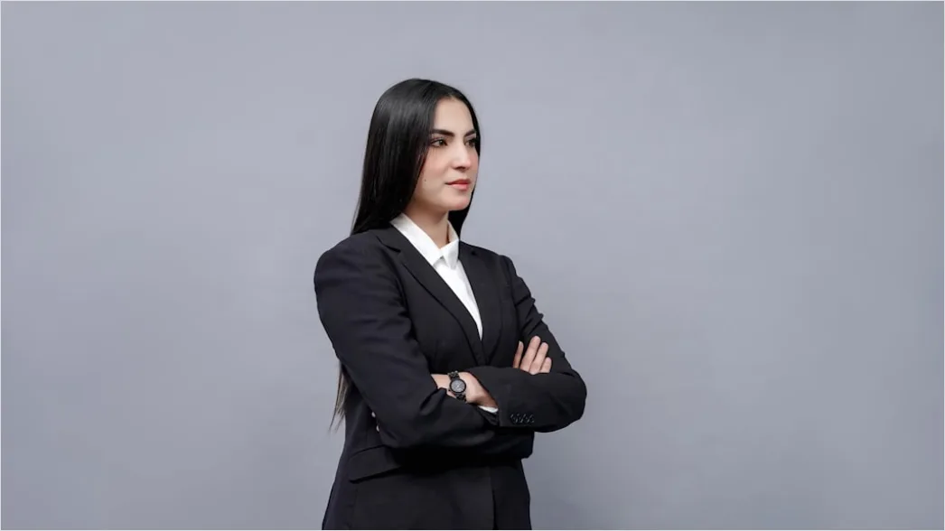 Detail Female Executive Portrait Confident Professional Look Number 9