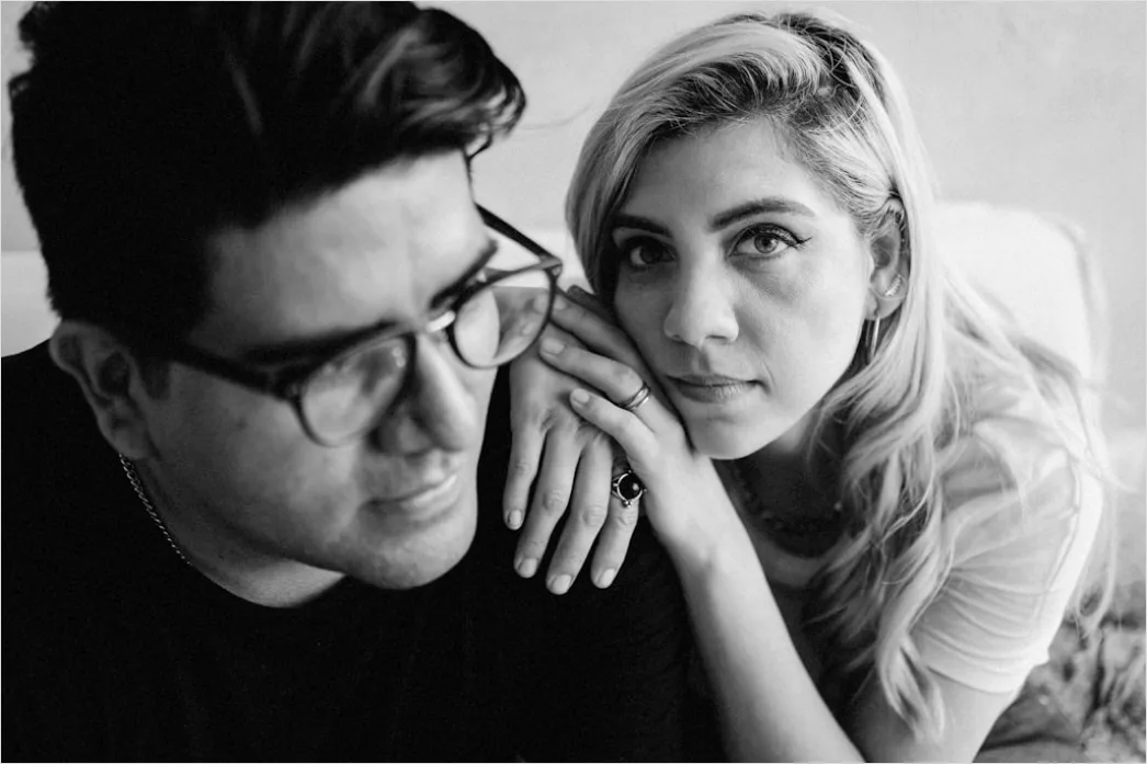 Detail Fine Art Portrait Couple Artistic Black And White Number 12